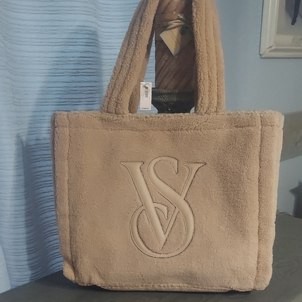 Victoria's Secret Sherpa Tote Bag